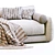 Slender Modern James Sofa Model 3D model small image 5