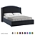 Vary Bed Collection Microweave Platform 3D model small image 1