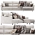 Modern Madrid Corner Sofa Set 3D model small image 4