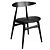 Stylish CH33T Chair by Carl Hansen 3D model small image 4