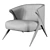 Eichholtz Pavone Accent Chair 3D model small image 6