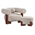 Modern Cassete Armchair 3D Model 3D model small image 3