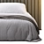 Sleek Biarritz Slim Bed 3D model small image 3