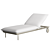 Indulgent Comfort Lounger with Side Table 3D model small image 2