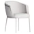 Sleek Modern Dining Chair Set 3D model small image 6