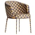 Sleek Modern Dining Chair Set 3D model small image 7