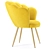 Luxurious Vivian Velvet Cocktail Chair 3D model small image 3