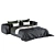  Contemporary Minimalist Bed Frame 3D model small image 1
