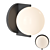 Frida Wall Glass Shade Lamp 3D model small image 1