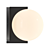 Frida Wall Glass Shade Lamp 3D model small image 2