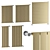 Italian Designer Sand Collection Radiators 3D model small image 3