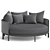Modern Solanas Bed Model 3D model small image 2
