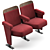 Evertaut Auditorium Seating Chair 3D model small image 3