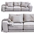 Jesse Pasha 3-Seater Sofa Model 3D model small image 5