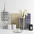 Ginori Decor Set: Luxury Vases & Figurines 3D model small image 1