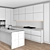 Contemporary Chef's Dream Kitchen 3D model small image 7