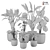  2015 Version 3D Plant Model 3D model small image 4