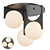 Frida Glass Globe Ceiling Lights 3D model small image 1