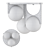 Frida Glass Globe Ceiling Lights 3D model small image 3