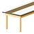 Modern Rectangular Kofi Table 140cm 3D model small image 3
