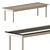 Modern Rectangular Kofi Table 140cm 3D model small image 5