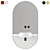 Arco Vanity Unit Ex.t 3D model small image 5