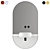 Arco Vanity Unit Ex.t 3D model small image 10
