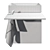 Compact Glass Top Washbasin Cabinet 3D model small image 6