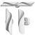 Modern LED Wall Light Fixture 3D model small image 2
