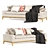 Modern 3D Lacuna Sofa Model 3D model small image 1