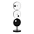 Modern Heliacal Art Floor Lamp 3D model small image 1
