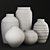 Artisan Concrete Vase: Textured Detail 3D model small image 4