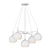 Sleek LED Chandelier Fixture 3D model small image 2
