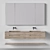 Luxury Travertine Bathroom Furniture 3D model small image 3