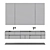 Luxury Travertine Bathroom Furniture 3D model small image 6