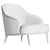 Modern Minotti Leslie Armchairs 2017 3D model small image 6