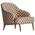 Modern Minotti Leslie Armchairs 2017 3D model small image 7