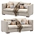 Contemporary Comfort Sofa Belmon 3D model small image 2