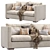 Contemporary Comfort Sofa Belmon 3D model small image 4