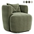 Boucle Nidou Armchair 3D model small image 3