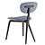 Elegant Rondine Chair: Luxury Collection 3D model small image 2