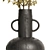 Modern Black Vase Set 3D model small image 2