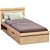 Modern Oskar Single Bed Frame 3D model small image 4