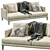 Elegant Bonaldo Paraiso Sofa  3D model small image 3
