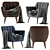 Mid Century Modern Club Chair 3D model small image 2