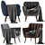 Mid Century Modern Club Chair 3D model small image 3