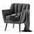 Mid Century Modern Club Chair 3D model small image 5