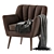 Mid Century Modern Club Chair 3D model small image 6