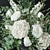 Delicate Flower Wedding Bouquet Set 3D model small image 5