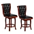 Flash Furniture Wooden Bar Stool 3D model small image 1